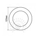 LED панель Lemanso 6W 300LM 85-265V 4500K круг
