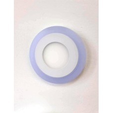 LED панель Lemanso 3+3W с синей подсветкой 4500K круг/LM495