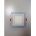 LED панель Lemanso 6+3W с синей подсветкой 4500K квадрат/LM500
